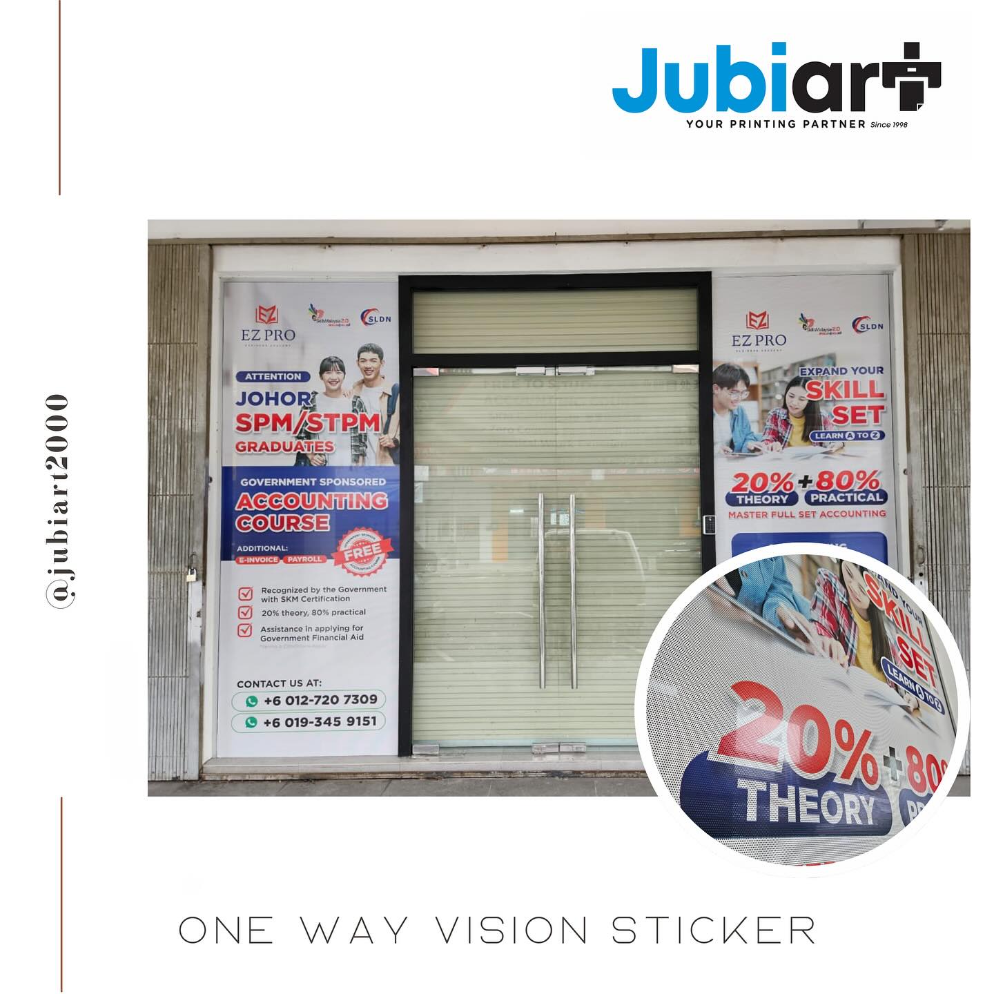 Custom Commercial Sticker