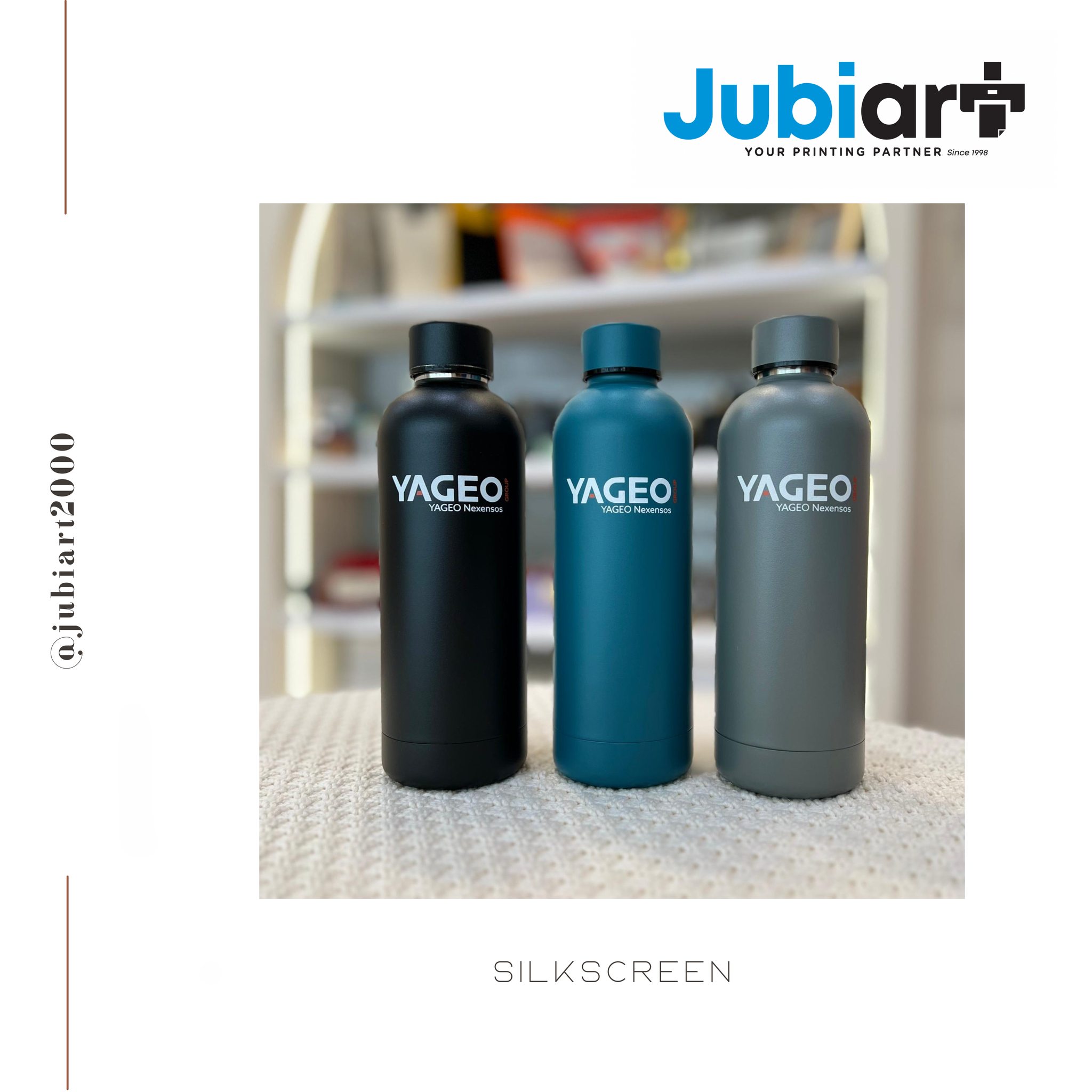 Flask with Silkscreen